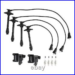 Ignition Coil+Wire+Spark Plug Kit UF180 For Toyota Camry RAV4 L4 T3