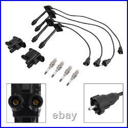 Ignition Coil+Wire+Spark Plug Kit UF180 For Toyota Camry RAV4 L4 UK