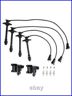 Ignition Coil+Wire+Spark Plug Kit UF180 For Toyota Camry RAV4 L4 XA