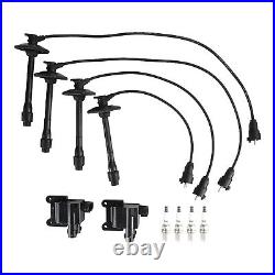 Ignition Coil+Wire+Spark Plug Kit UF180 For Toyota Camry RAV4 L4 XA