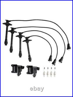 Ignition Coil+Wire+Spark Plug Kit UF180 For Toyota Camry RAV4 L4 ZE
