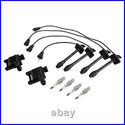 Ignition Coil+Wire+Spark Plug Kit UF180 For Toyota Camry RAV4 L4 ZE