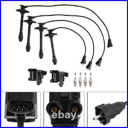 Ignition Coil+Wire+Spark Plug Kit UF180 For Toyota Camry RAV4 L4 ZY