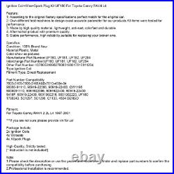 Ignition Coil+Wire+Spark Plug Kit UF180 For Toyota Camry RAV4 L4 ZY