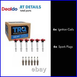 Ignition Coil and Spark Plug Kit 12 Piece Iridium Spark Plugs Compatible with 20