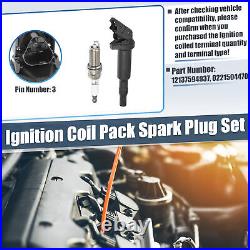 Ignition Coils And Spark Plugs Set Spark Plugs And Coil Packs Kit for BMW 3.0L