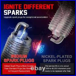 Ignition Coils & Iridium Spark Plugs Kit For BMW 328i xDrive L6 3.0L 2009-2013