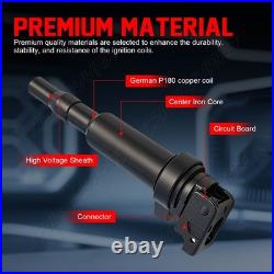 Ignition Coils & Iridium Spark Plugs Kit For BMW 328i xDrive L6 3.0L 2009-2013