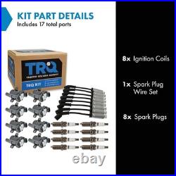 Ignition Kit Coil Spark Plugs Wire Set Compatible with 02-06