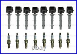 Ignition Tune-up kit Spark plugs + Coils BOSCH/DELPHI for Mercedes G550 CLK550