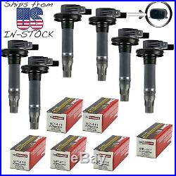 Ignition coil Motorcraft Finewire spark plug 12x kit Ford Lincoln Mazda Mercury