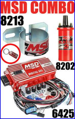 MSD 6AL Ignition Kit Digital Box 6425 Blaster 2 Coil 8202 Bracket 8213 IN STOCK