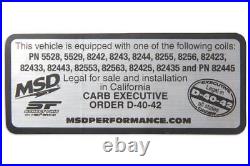 MSD 82558-FS Direct Ignition Coil Kit for 2006-2008 Dodge Ram 1500 5.7L V8 GAS O