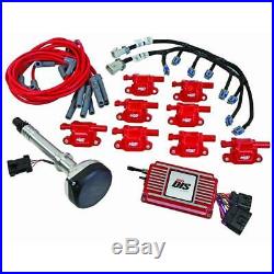 MSD Ignition Coil Conversion Kit 60151 DIS 8 pack Red Blaster LS for SBC, BBC