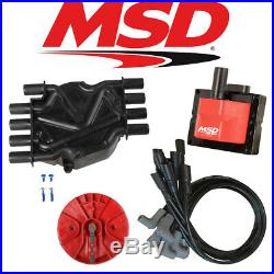 MSD Ignition Tuneup Kit 96-98 Chevy/GMC Vortec 5.0/5.7L Cap/Rotor/Coils/Wires