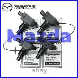 Mazda Genuine RX-8 SE3P 13B Ignition Coil + Spark Plug + Cord Set, Hi. Tension Kit