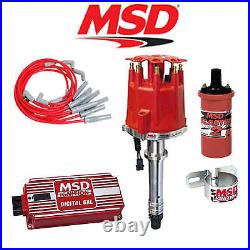 Msd Ignition Complete Kit Digital 6al/distributor/wires/coil/bracket Bbc New