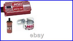 Msd Ignition Kit Digital 6al Box/blaster 2 Coil/universal Coil Bracket New