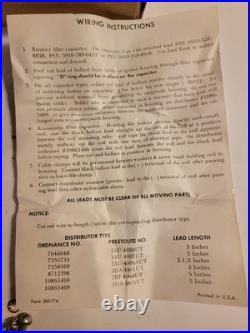 NOS Prestolite 24 Volt Ignition Coil & Resistor Kit M151 Jeep G838 712400 200735