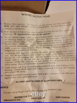 NOS Prestolite 24 Volt Ignition Coil & Resistor Kit M151 Jeep G838 712400 200735