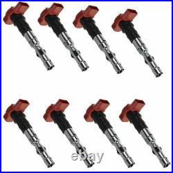 OEM 077-905-115-T Ignition Coil KIt Set of 8 for Audi S4 Allroad A6 A8 4.2L New