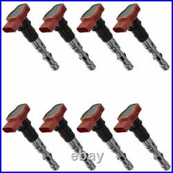 OEM 077-905-115-T Ignition Coil KIt Set of 8 for Audi S4 Allroad A6 A8 4.2L New