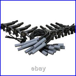 PERFORMANCE KIT Spark Plug Wire set and Ignition Coils for 2010-2014 Raptor 6.2L
