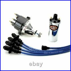 Pertronix Vw Ignition Kit With Ignitor 1 Billet Distributor, Coil, Blue Wires