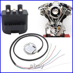 Programmable Ignition Module 53-660 Single Fire Ignition Coil Kit For Shovelhead