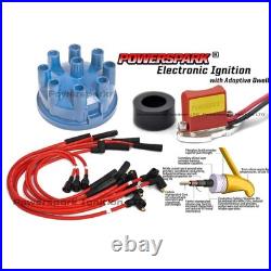 Range Rover Classic Electronic Ignition Kit V8 Cap Rotor Arm Red 8mm HT Leads