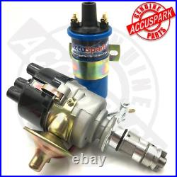 Reliant Rialto Electronic 45D Distributor, Red HTs, Blue coil, AC12C plugs, R-Rotor