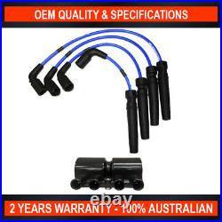 SWAN Ignition Coil & Top Gun Lead Kit for Holden Barina TK 2005-2011 (1.6L)