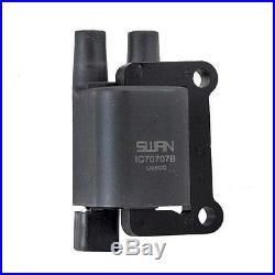 Set 3 Ignition Coil Pack with NGK Lead Kit for Mitsubishi Pajero Triton Challenger