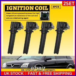 Set 8X Ignition Coils Pack Kit For Saab 9-3 2.0L 2003-2011 Turbo UF526 12787707