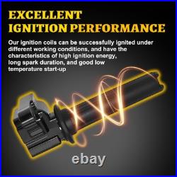 Set 8X Ignition Coils Pack Kit For Saab 9-3 2.0L 2003-2011 Turbo UF526 12787707