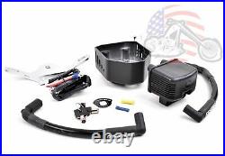 Single Fire Ignition Coil Plug Wires Switch Motor Mount Kit Black Cover Harley