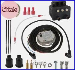 Single Fire Programmable Ignition Coil Kit Compatible with 1970-1999 Harley-Da
