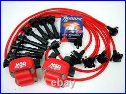 Spark Plug Wires Msd Coil Ngk 96-98 Ford Mustang Gt Wf8