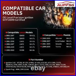 Spark Plugs and Coil Packs Kit UF230 Ignition Coil Packs & 4504 Iridium Spark