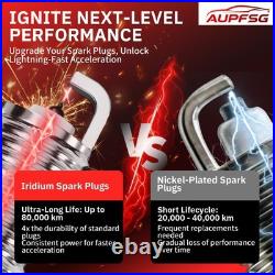 Spark Plugs and Coil Packs Kit UF230 Ignition Coil Packs & 4504 Iridium Spark