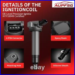 Spark Plugs and Coil Packs Kit UF230 Ignition Coil Packs & 4504 Iridium Spark