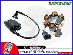 Stator And CDI Ignition Coil Kit For PIAGGIO Typhoon 2T E2 50 2004 2005 2006