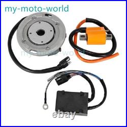Stator Flywheel Rotor & CDI Ignition Coil Kit for Suzuki RM465 81-82/RM500 83-84