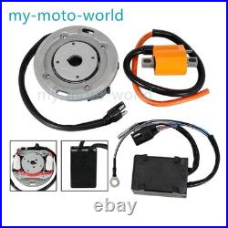 Stator Flywheel Rotor & CDI Ignition Coil Kit for Suzuki RM465 81-82/RM500 83-84