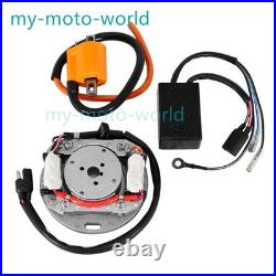 Stator Flywheel Rotor & CDI Ignition Coil Kit for Suzuki RM80 1977-01/RM85 02-23 Stator Flywheel Rotor & CDI Ignition Coil Kit for Suzuki RM80 1977-01/RM85 02-23