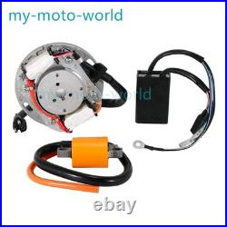 Stator Flywheel Rotor & CDI Ignition Coil Kit for Suzuki RM80 1977-01/RM85 02-23