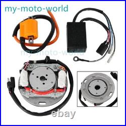 Stator Flywheel Rotor & CDI Ignition Coil Kit for Suzuki RM80 1977-01/RM85 02-23