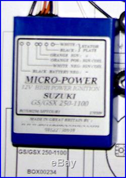 Suzuki GS550 GS1000 elektr. Zündung Boyer Spulen elec. Ignition kit with Coils