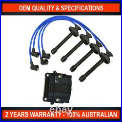 Swan Ignition Coil & NGK Lead Kit for Holden Apollo JK for Toyota Camry SV22