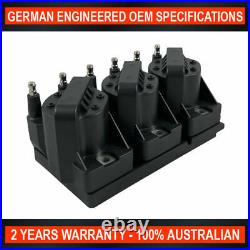 Swan Ignition Coil Pack & Top Gun Lead Kit for Holden Statesman VS